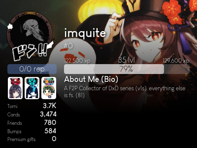 ๖̶̶̶ζ͜͡𝑀𝓊𝑔𝒾's profile | Anime Discord - Anime Soul